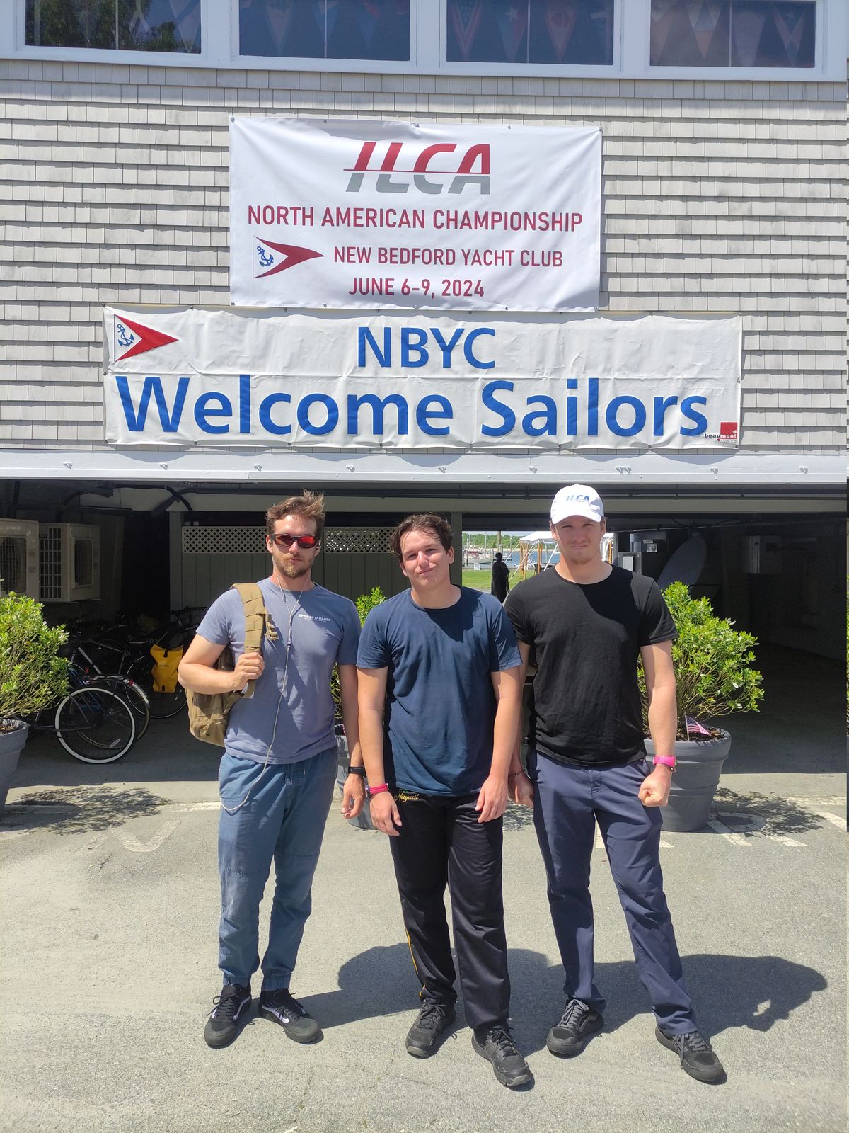 Namkhai, Sanka and Inti at the New Bedford Yacht Club