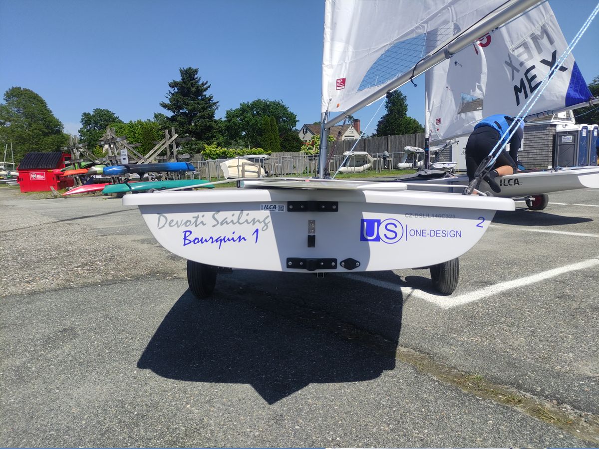 Charter boat transom